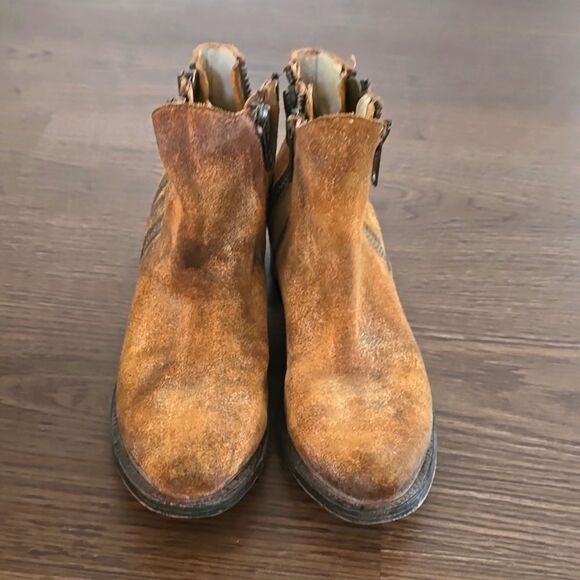 FREEBIRD by Steven Brown Suede “Clash” Ankle Booties sz9 - Picture 3 of 10